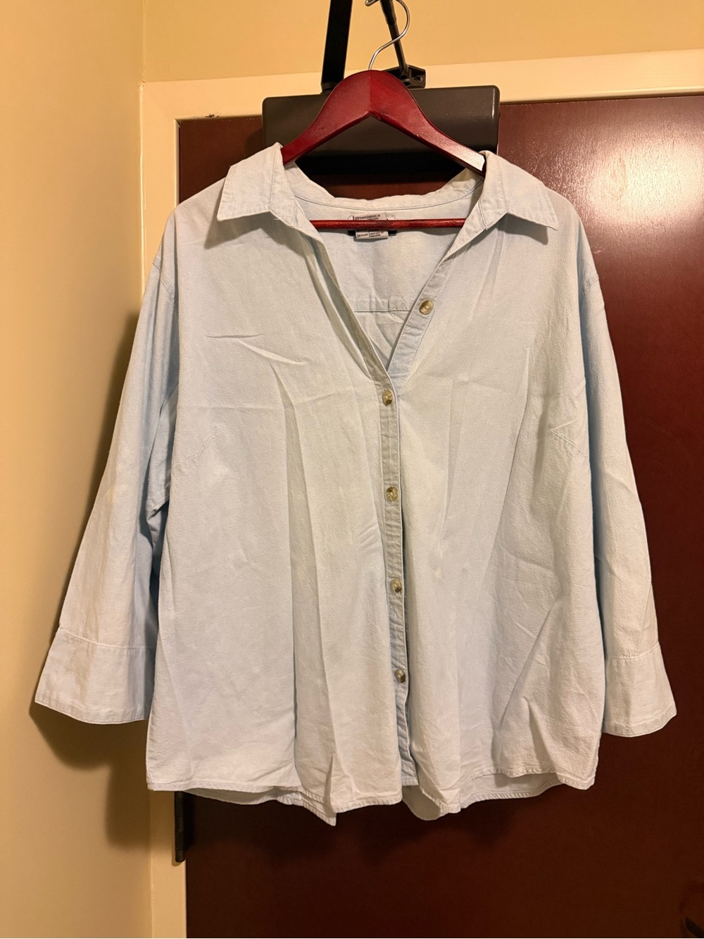 Columbia Light Blue Button-Up Shirt